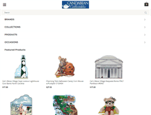Tablet Screenshot of candabeancollectibles.com